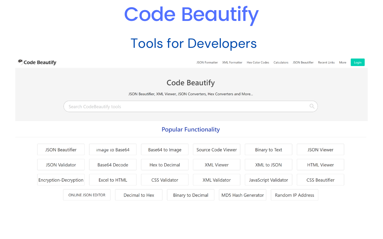 CodeBeautify截图1