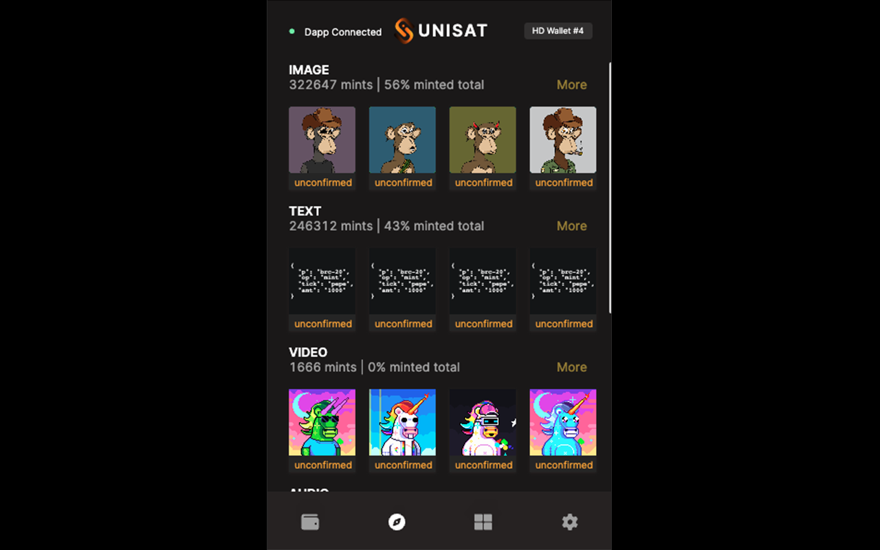 UniSat 钱包截图1