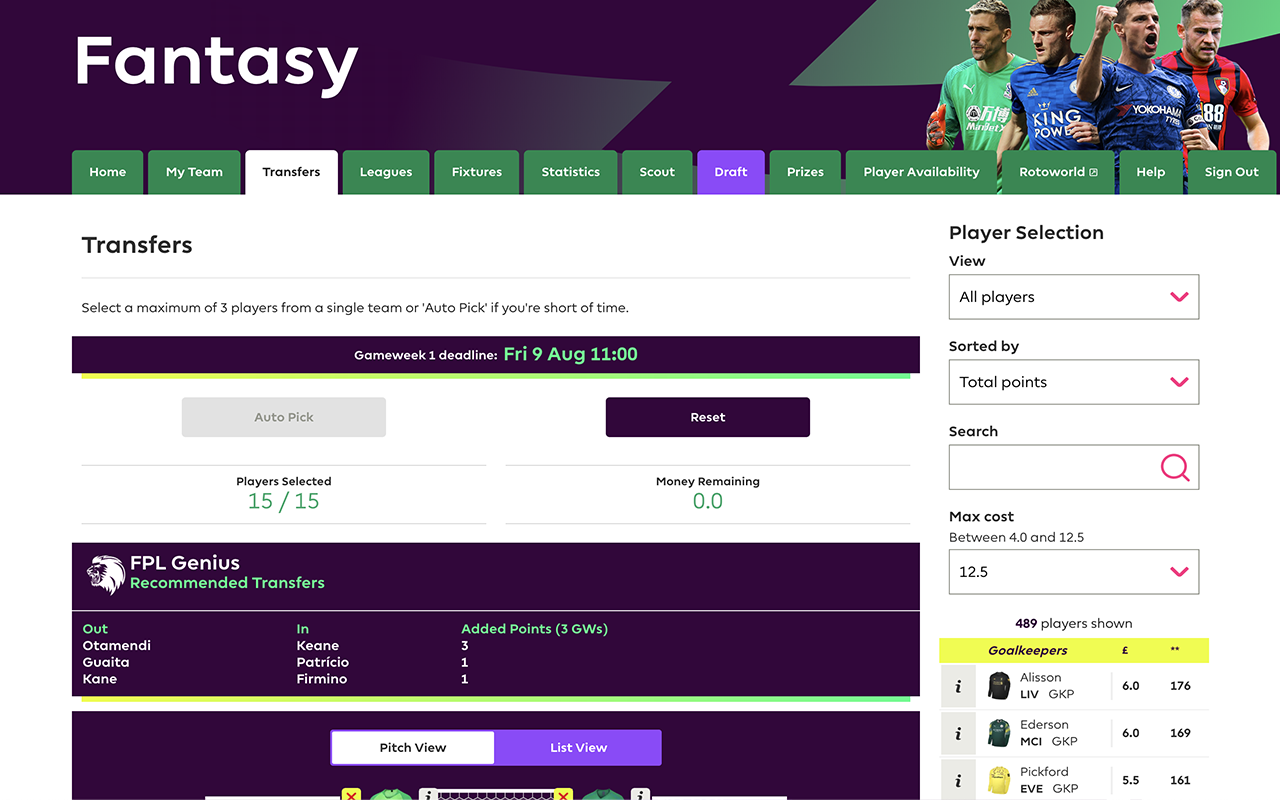 FPL Genius截图1