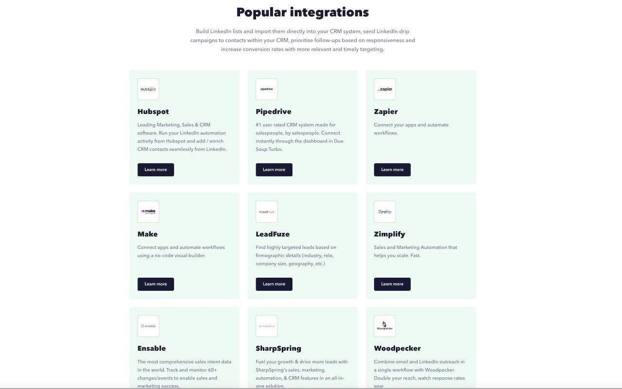 Dux-Soup for LinkedIn Automation截图1