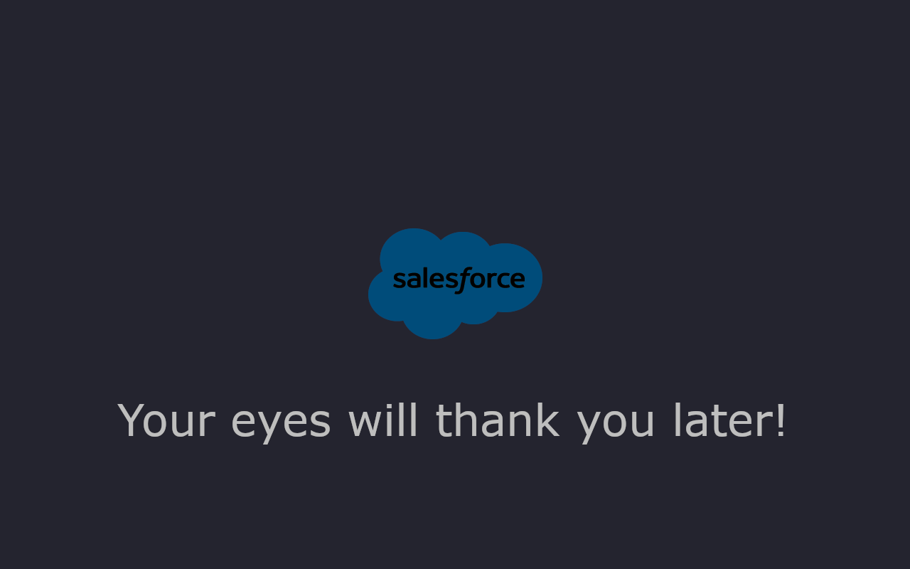 Salesforce Dark Mode截图1