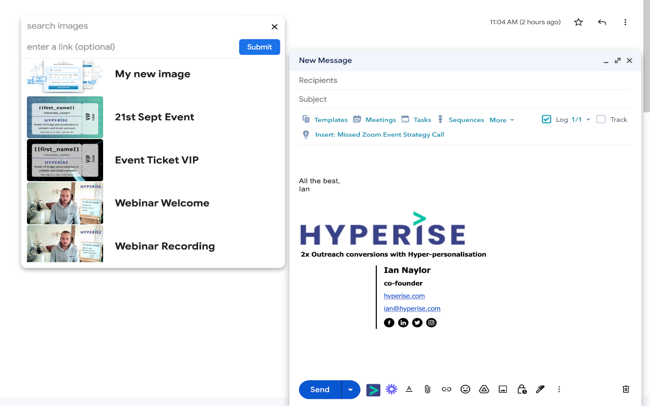 Hyperise: image & website personalization截图1