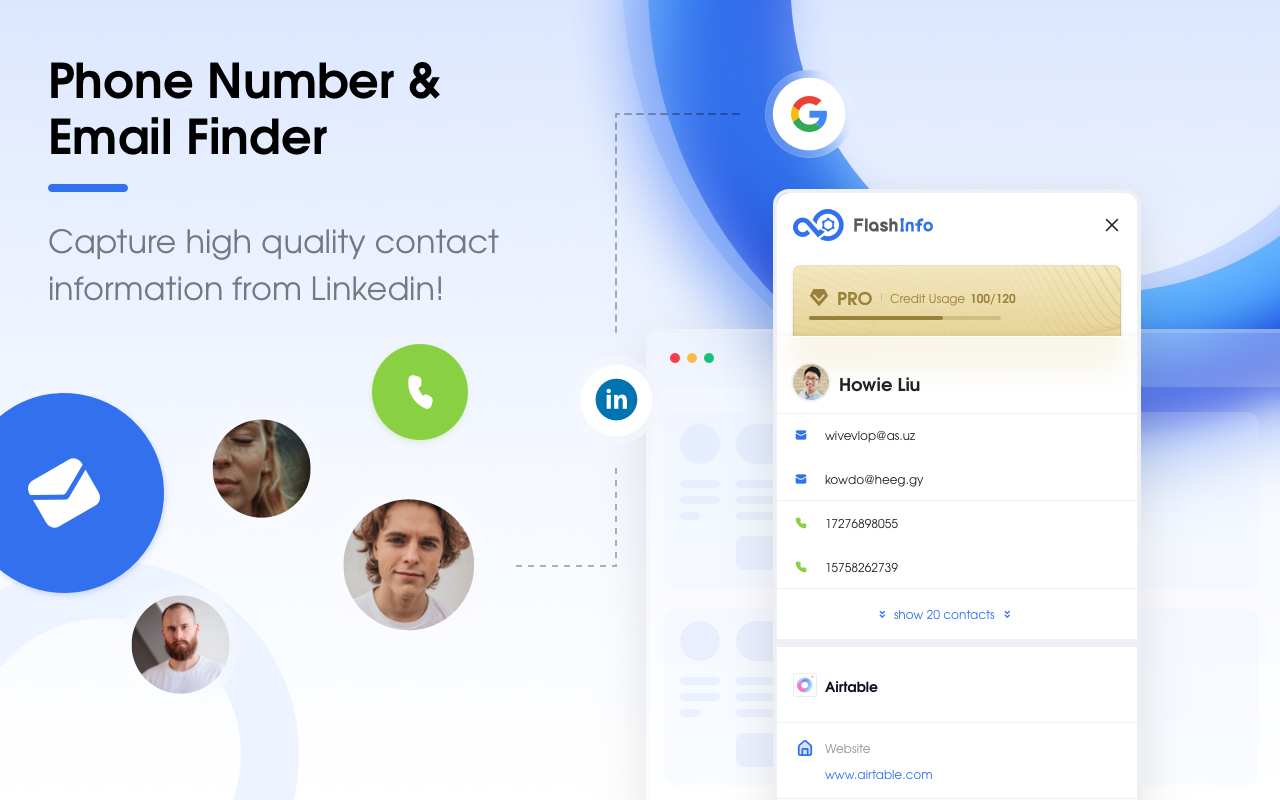 FlashInfo - Business Insights & Contacts截图2