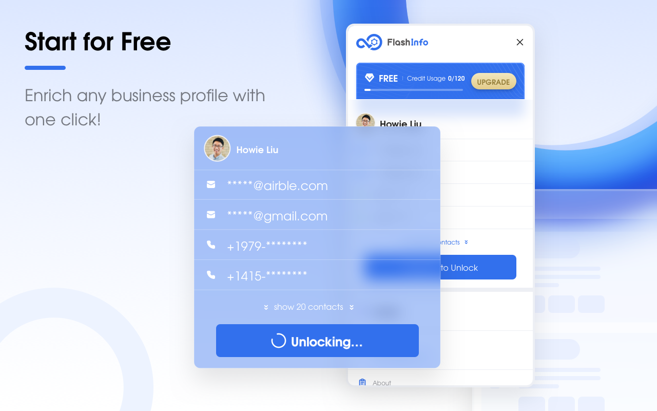 FlashInfo - Business Insights & Contacts截图3
