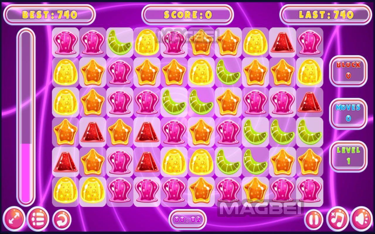 果冻三消游戏 - 离线运行截图4