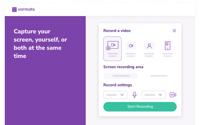 Vormats - Screen Recorder for the workplace截图3